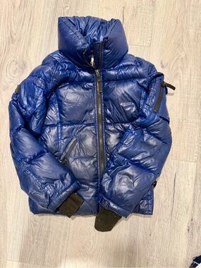 SAM. Youth Navy Blue Quilted Puffer Jacket